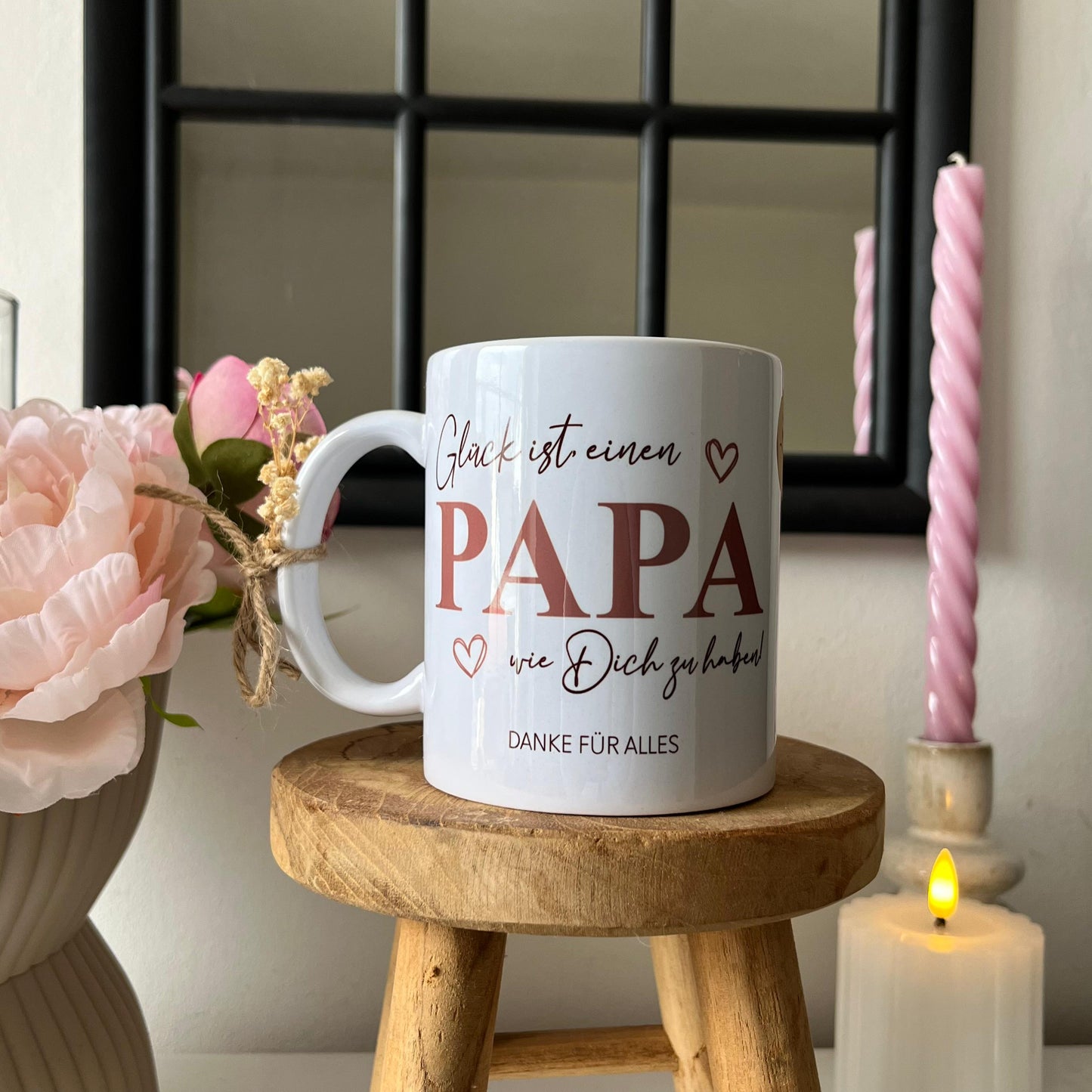 Vatertags Tasse "Glück ist ein Papa wie dich zu haben"