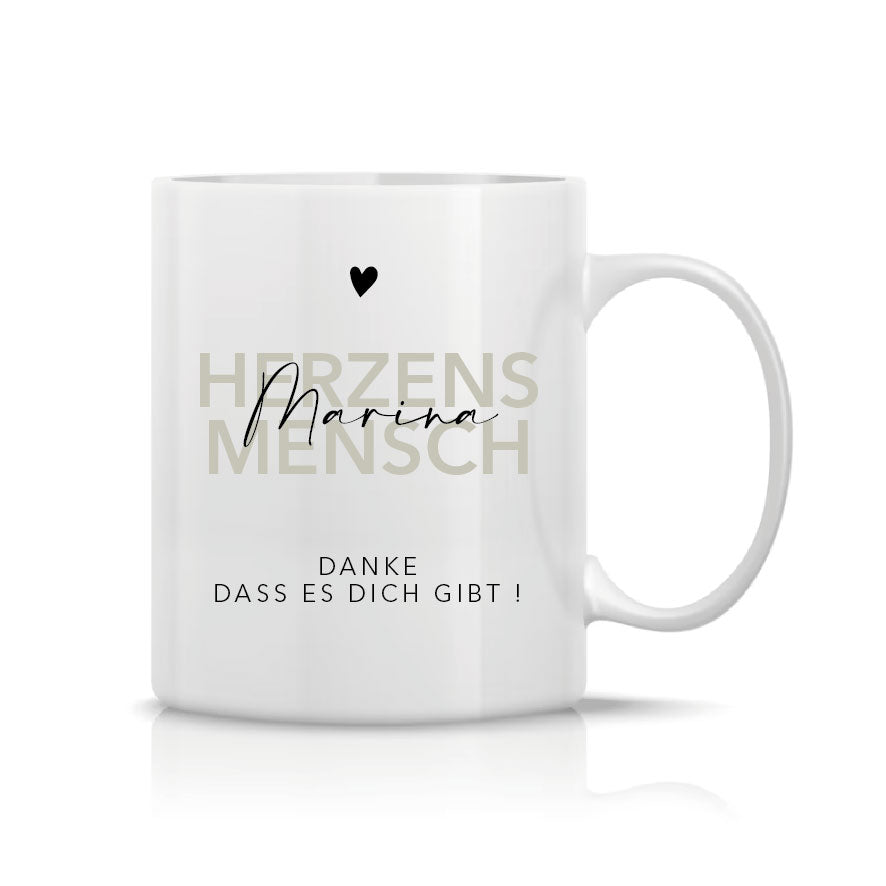 Tasse "Herzensmensch"
