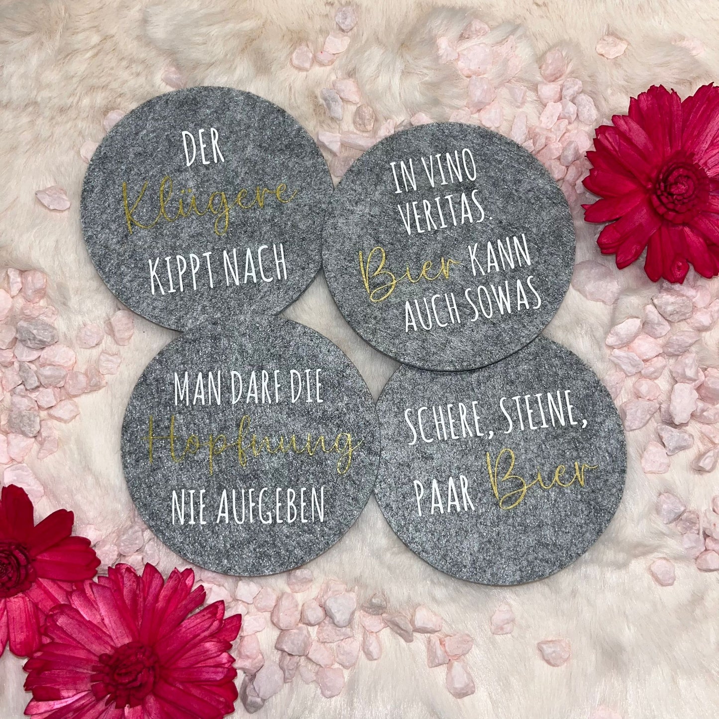 Bier Untersetzer Set