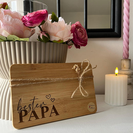 Brotzeitbrett "Bester Papa"