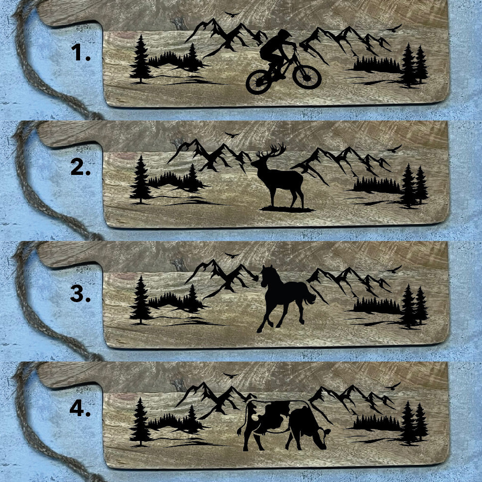 Brotzeitbrett "BERGLANDSCHAFT"