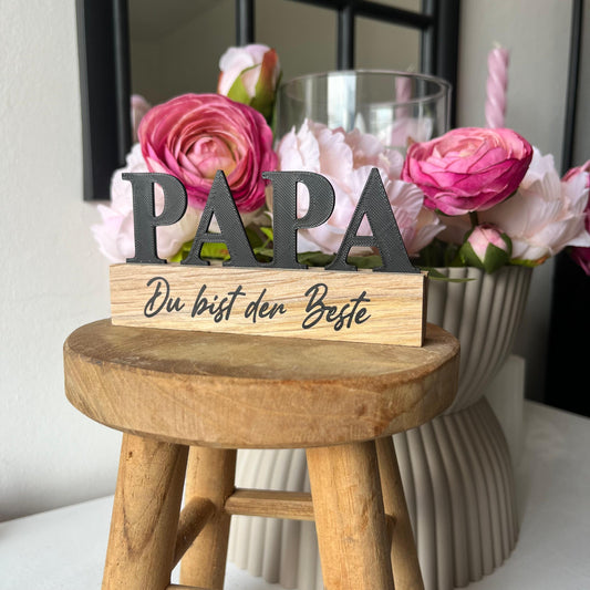 Papa Aufsteller "du bist der Beste"