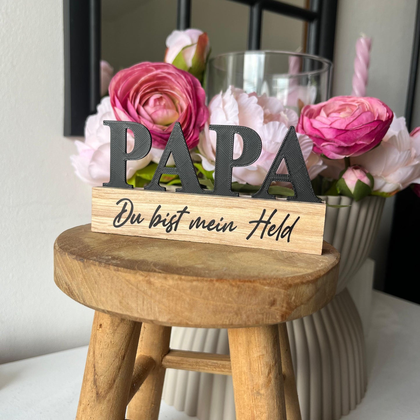 Papa Aufsteller "du bist mein Held"