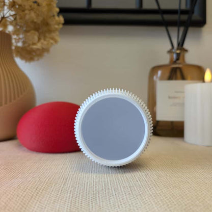 3D-gedruckter Deko-Pilz in Rot Weis mit samtiger Oberfläche – Herbstdeko von K Design