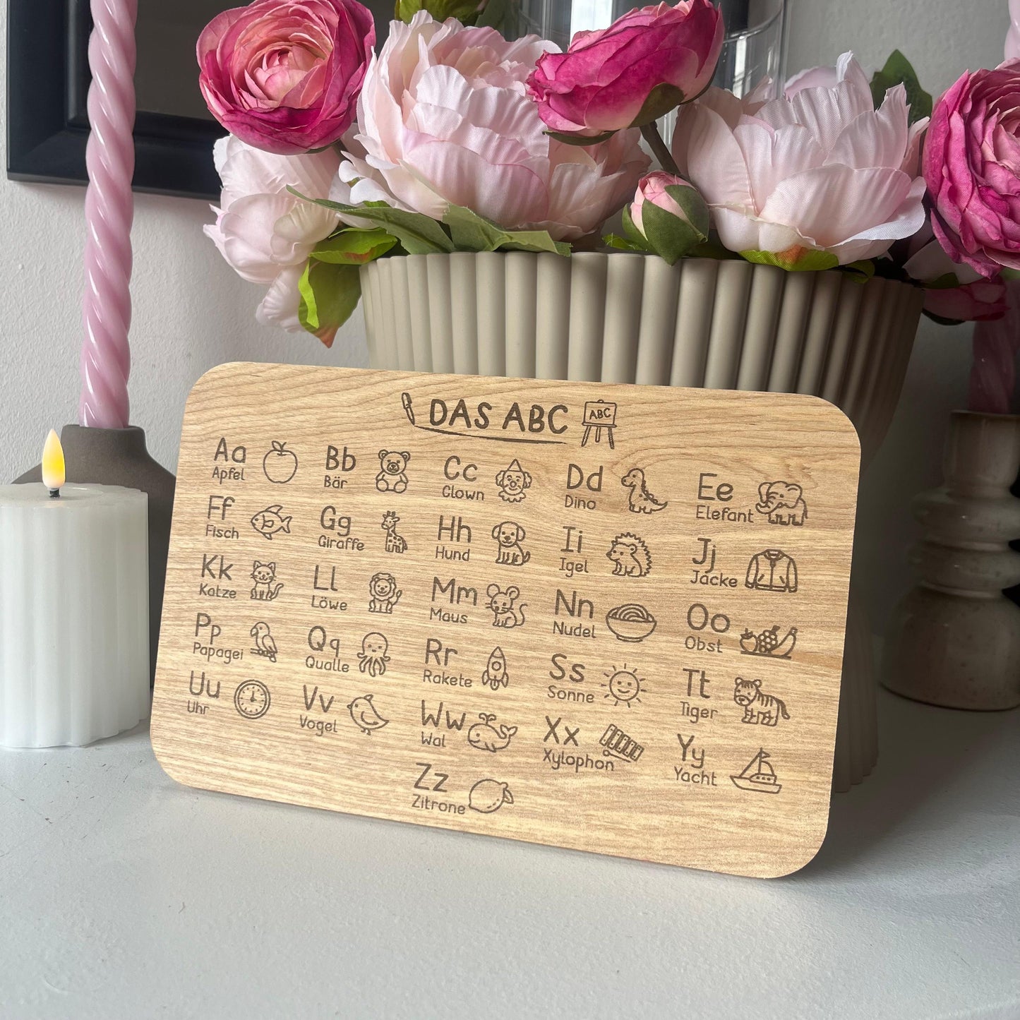 Brotzeitbrett "ABC"