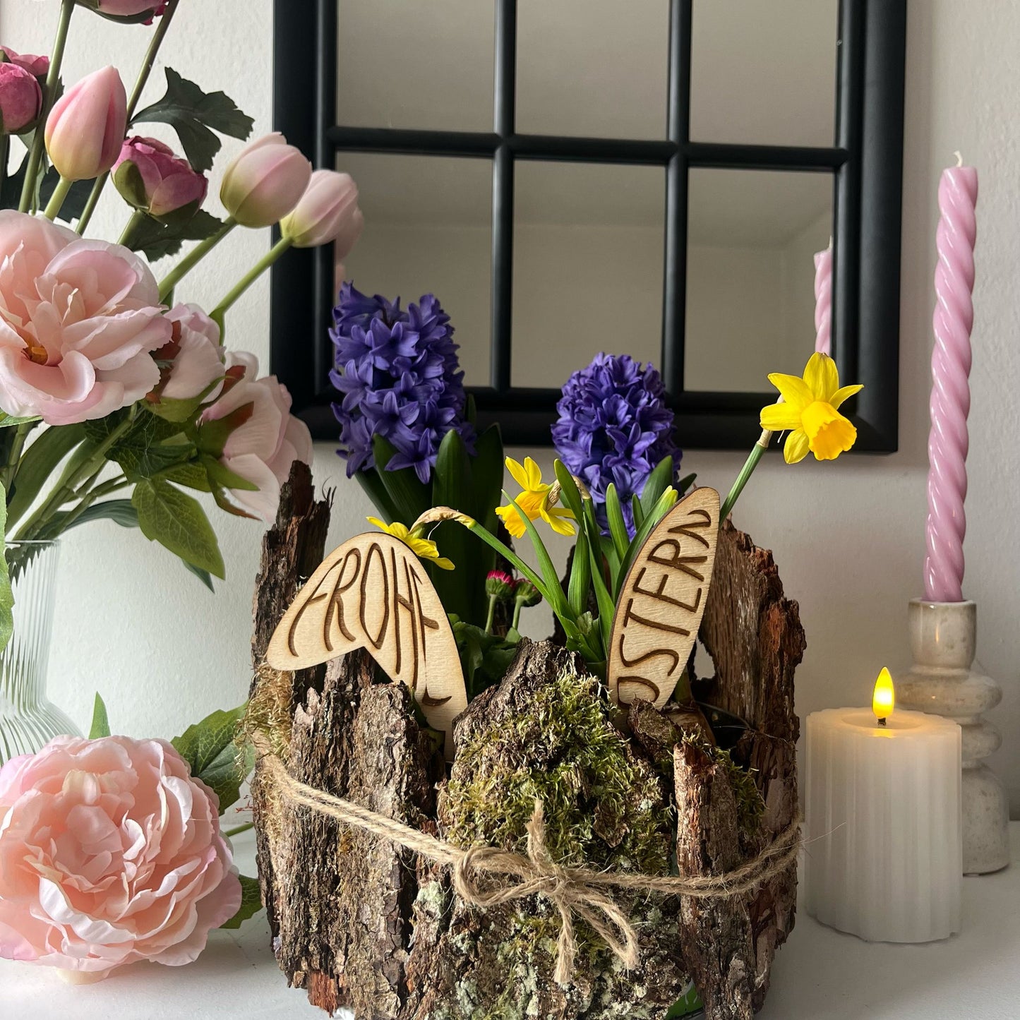 Osterhasen-Ohren aus Holz