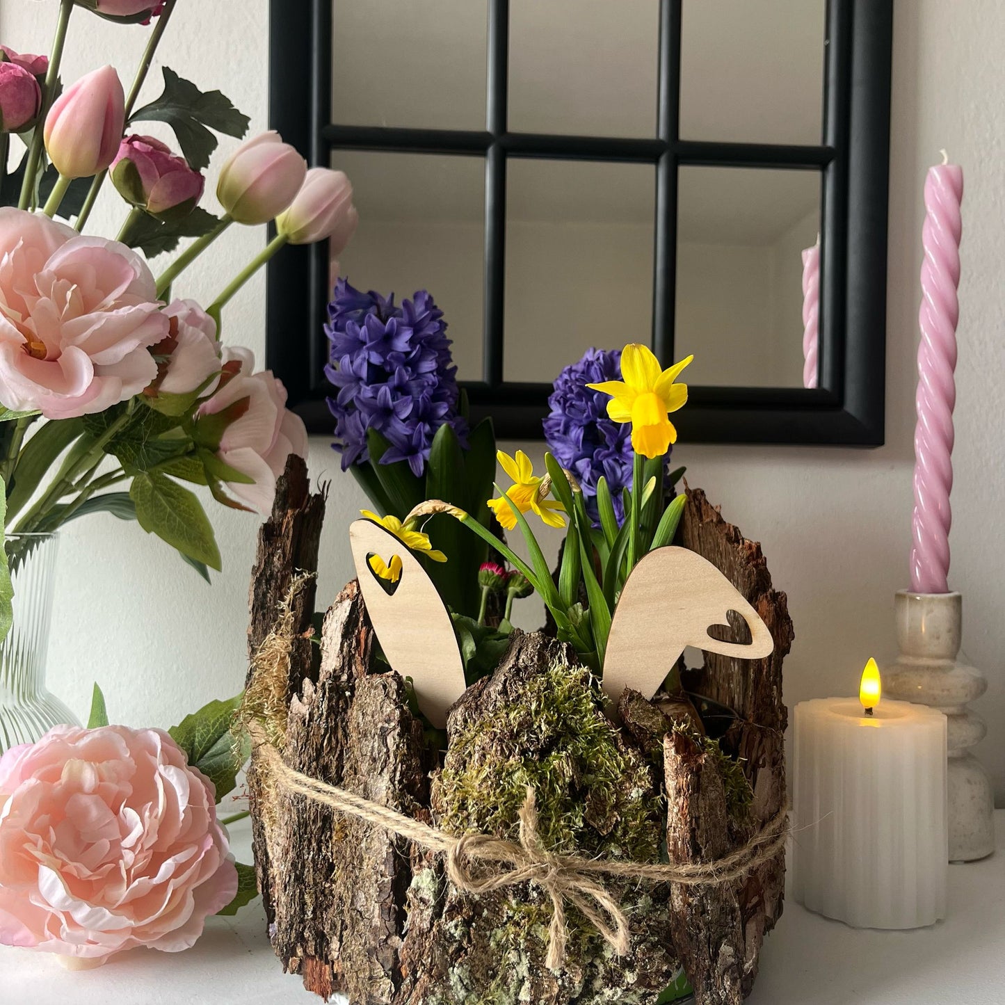 Osterhasen-Ohren aus Holz