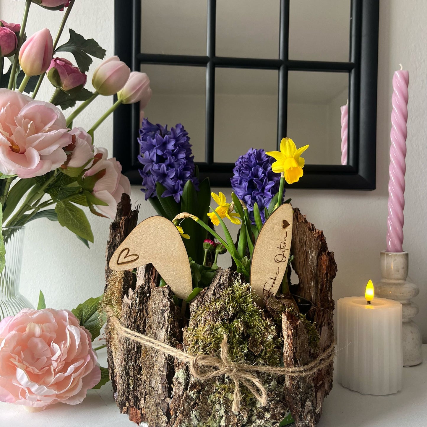 Osterhasen-Ohren aus Holz