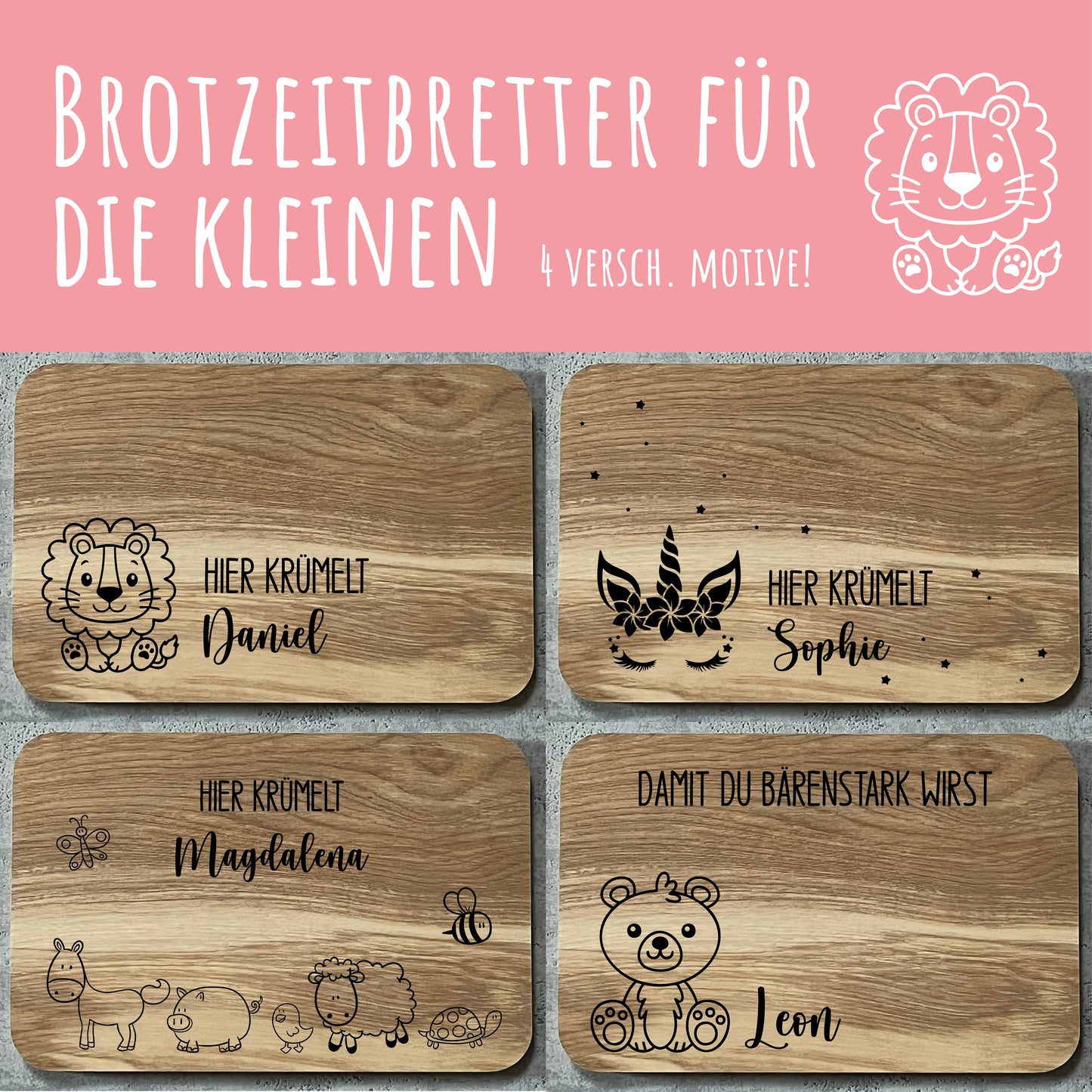 Brotzeitbrett für die Kleinen