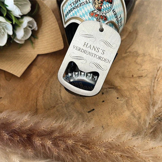 Flaschenöffner als Schlüsselanhänger